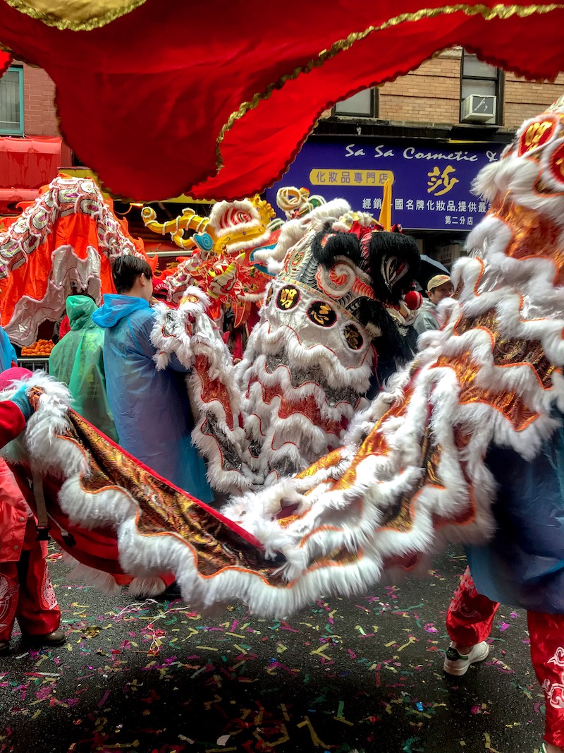 Die tanzenden Drachen, Chinesisches Neujahr, NYC